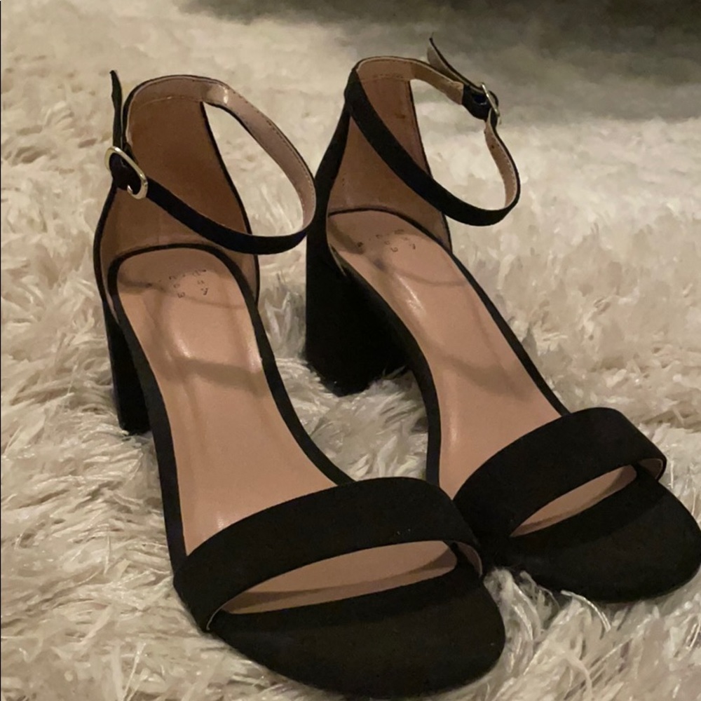 Black heels